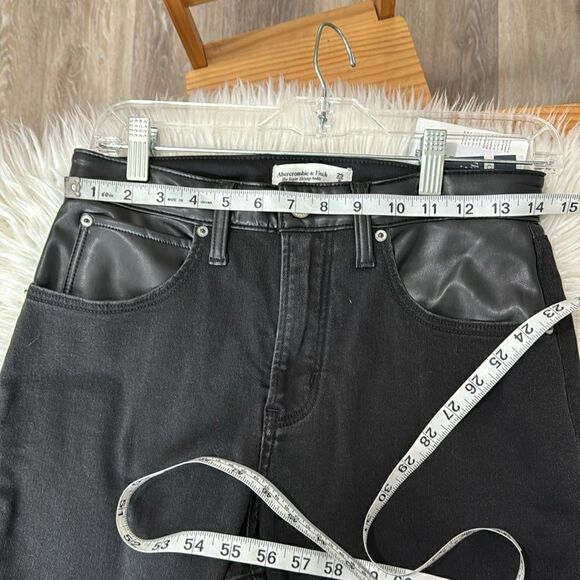 Abercrombie & Fitch skinny Ankle High Rise jeans size 29 or 8 Long NWT - Picture 13 of 16